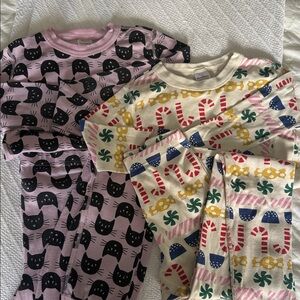 Hanna Andersson Cat and Candy Print Pajama Sets